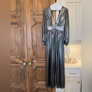 Gianni Bini Shimmering Silver Dress